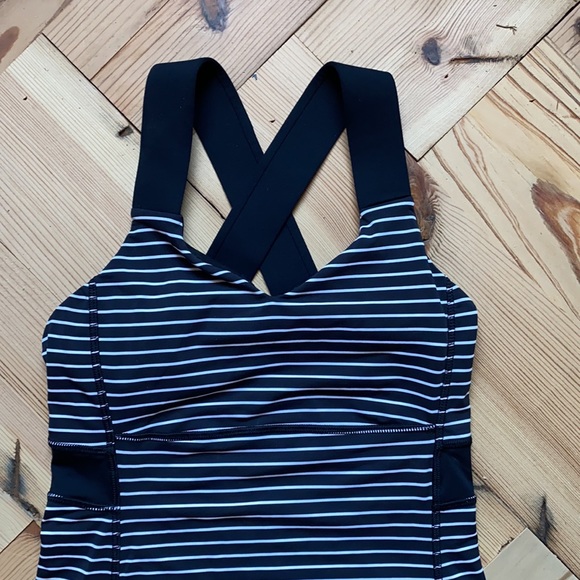 🍋Lululemon Parallel Striped Push Your Limits Tank - Picture 2 of 5